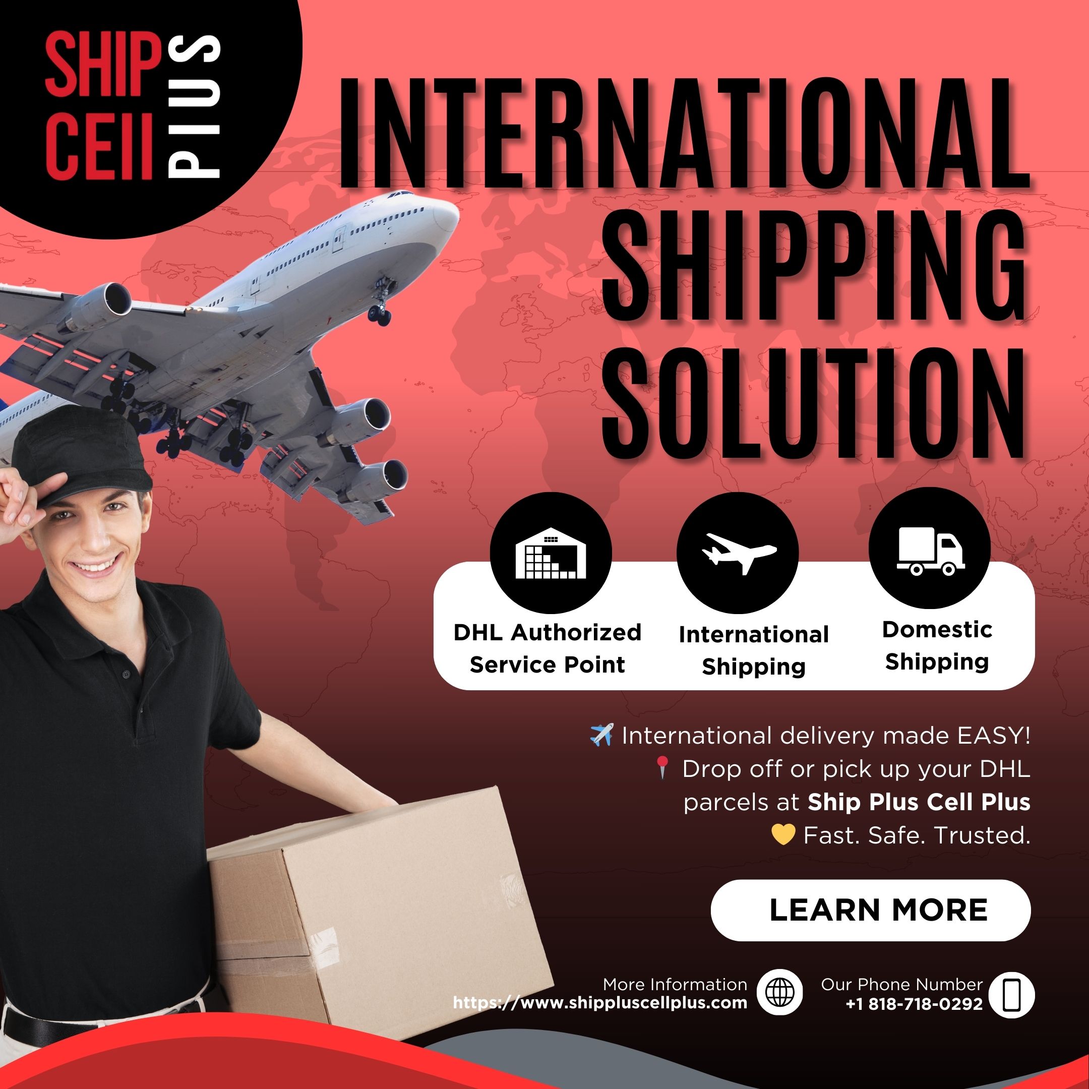 International Shipping and DHL Authorized Service Point Services in Chatsworth