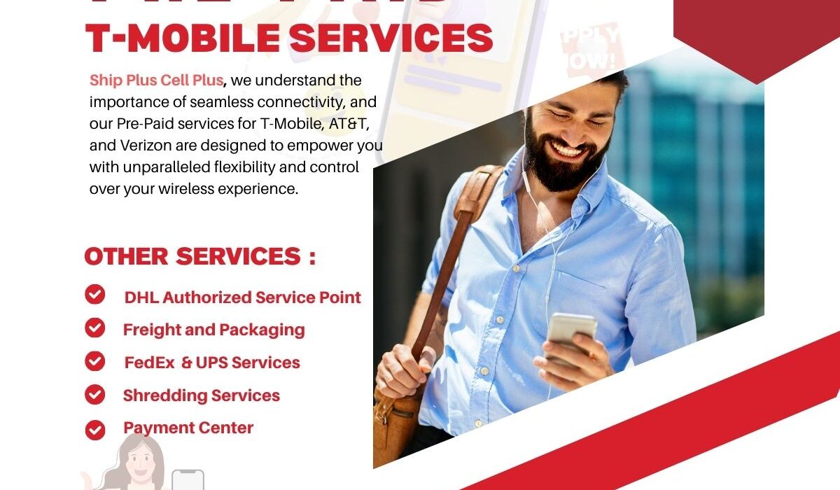 Pre-paid T-Mobile AT&T and Verizon services in Chatsworth