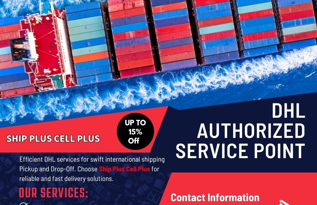 HL freight drop-off service at Ship Plus Cell Plus Chatsworth location